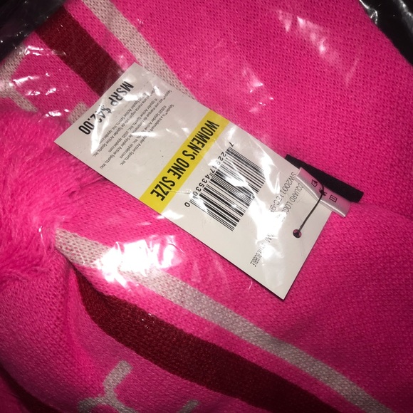 Spyder Jacquard Logo Striped Scarf NWT - Picture 2 of 4